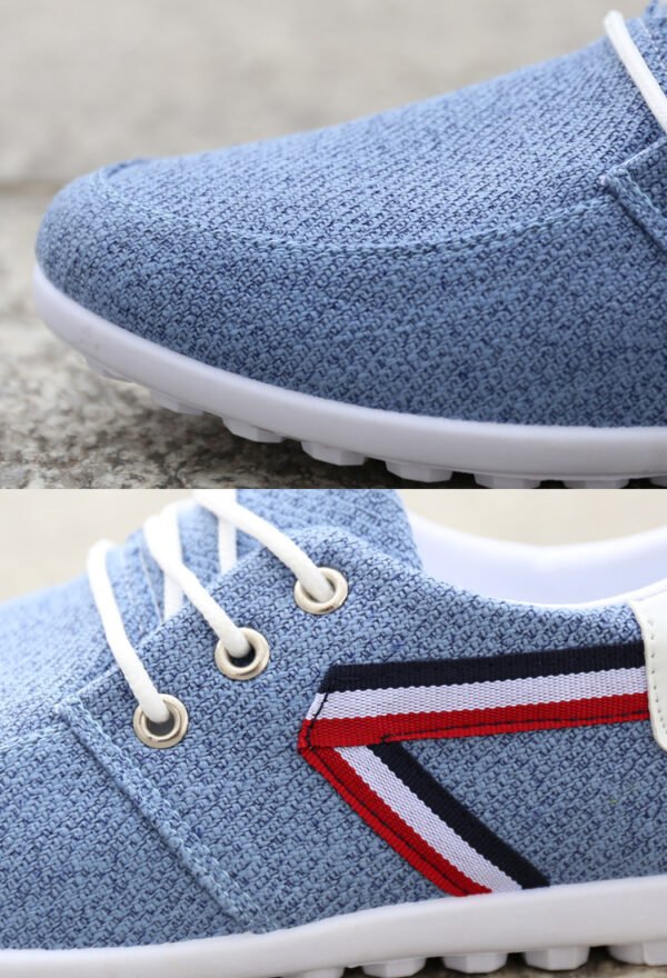 ⁦Men'S Soft-Soled Canvas Shoes, Sports And Leisure Old Beijing Cloth Shoes, Peas Shoes⁩ - الصورة ⁦4⁩