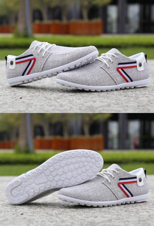 ⁦Men'S Soft-Soled Canvas Shoes, Sports And Leisure Old Beijing Cloth Shoes, Peas Shoes⁩ - الصورة ⁦2⁩