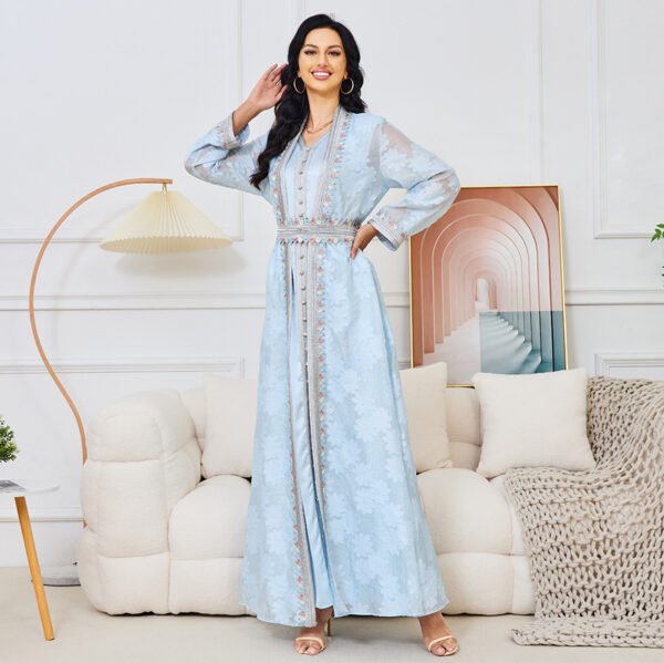 ⁦V-neck Women's Dresses⁩ - الصورة ⁦2⁩