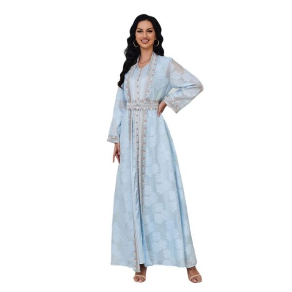 ⁦V-neck Women's Dresses⁩ - الصورة ⁦5⁩