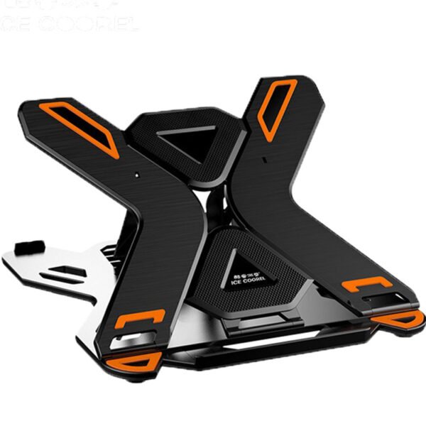 ⁦Laptop Stand Lifting Lazy Bracket Pad, Stable Base Cooling Rack With Mobile Phone Holder⁩ - الصورة ⁦3⁩