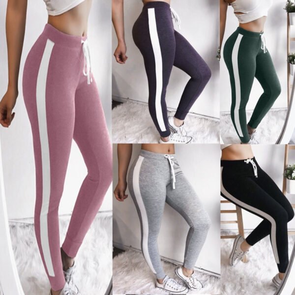 Sexy and comfortable stitching track pants