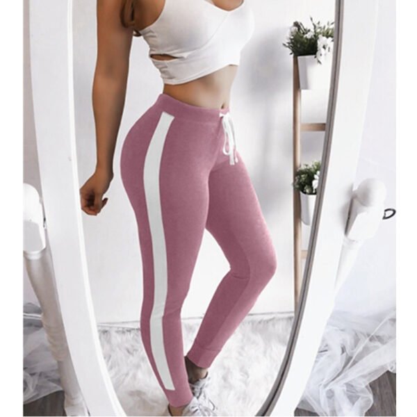 ⁦Sexy and comfortable stitching track pants⁩ - الصورة ⁦3⁩