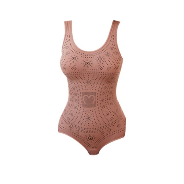 ⁦One-piece Corset Backless Strap Bottoming Belly Contracting Triangle Breasted Bodybuilding Tight Underwear⁩ - الصورة ⁦5⁩